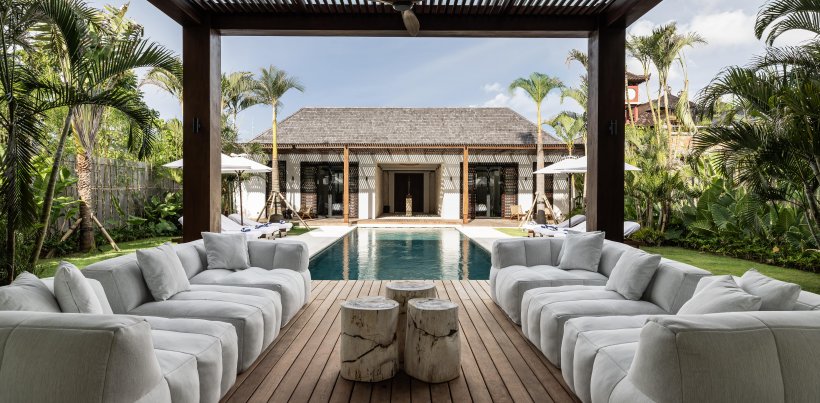 Villa Gendang, Salon Extérieur