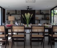 Villa Gendang, Table du dinner